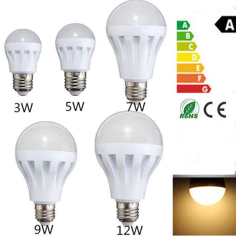 Bóng LED Tiết Kiệm Điện , Led Sáng Vàng Nắng , Chống Loá Hại Mắt