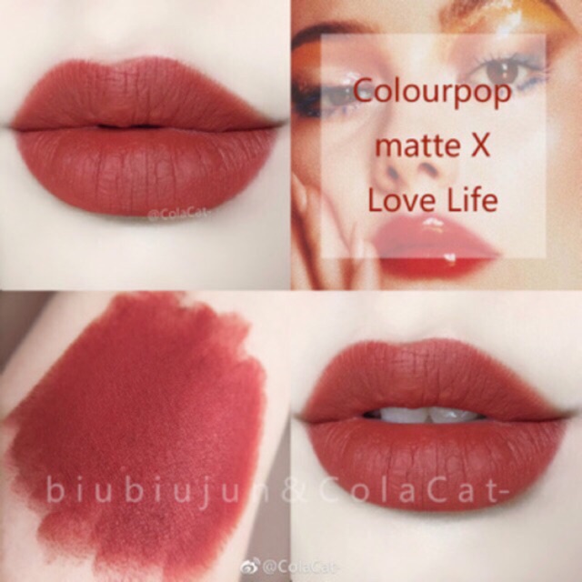 Son ColourPop Lippie Stix Love Life, Trust Me,Frenchie,Bichette, Goldie,Bossy