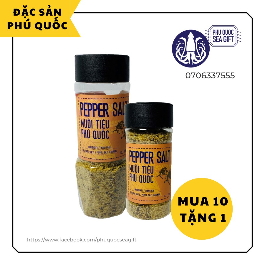 Muối tiêu Phú Quốc 110g & 150g - Đặc Sản Phú Quốc
