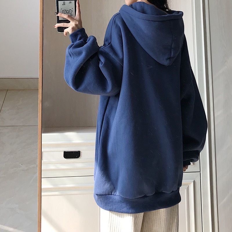 NRVP Áo Hoodie Dáng Rộng Thời Trang Hàn Quốc 2022 Dành Cho Nữ