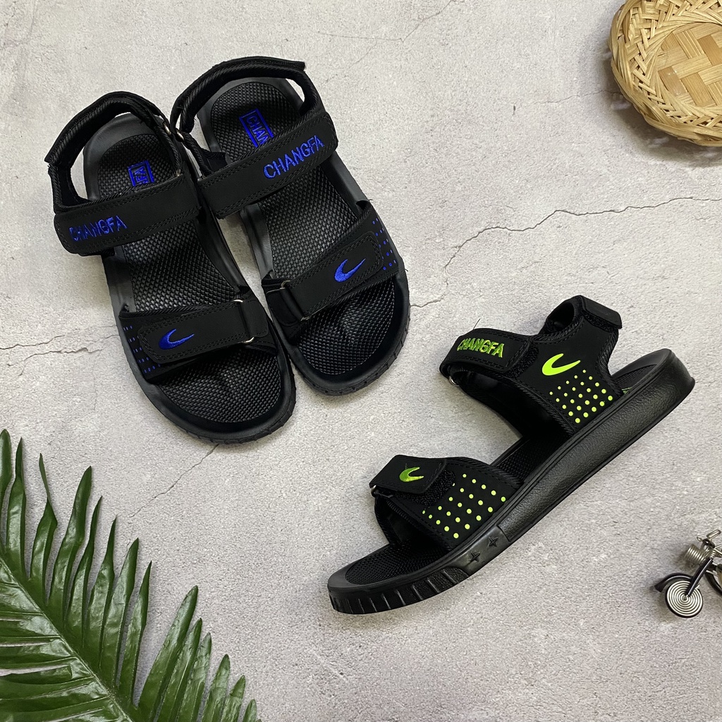 Sandal thể thao nam nữ phối chữ năng động trẻ trung đi học đi chơi đều đẹp - TT322