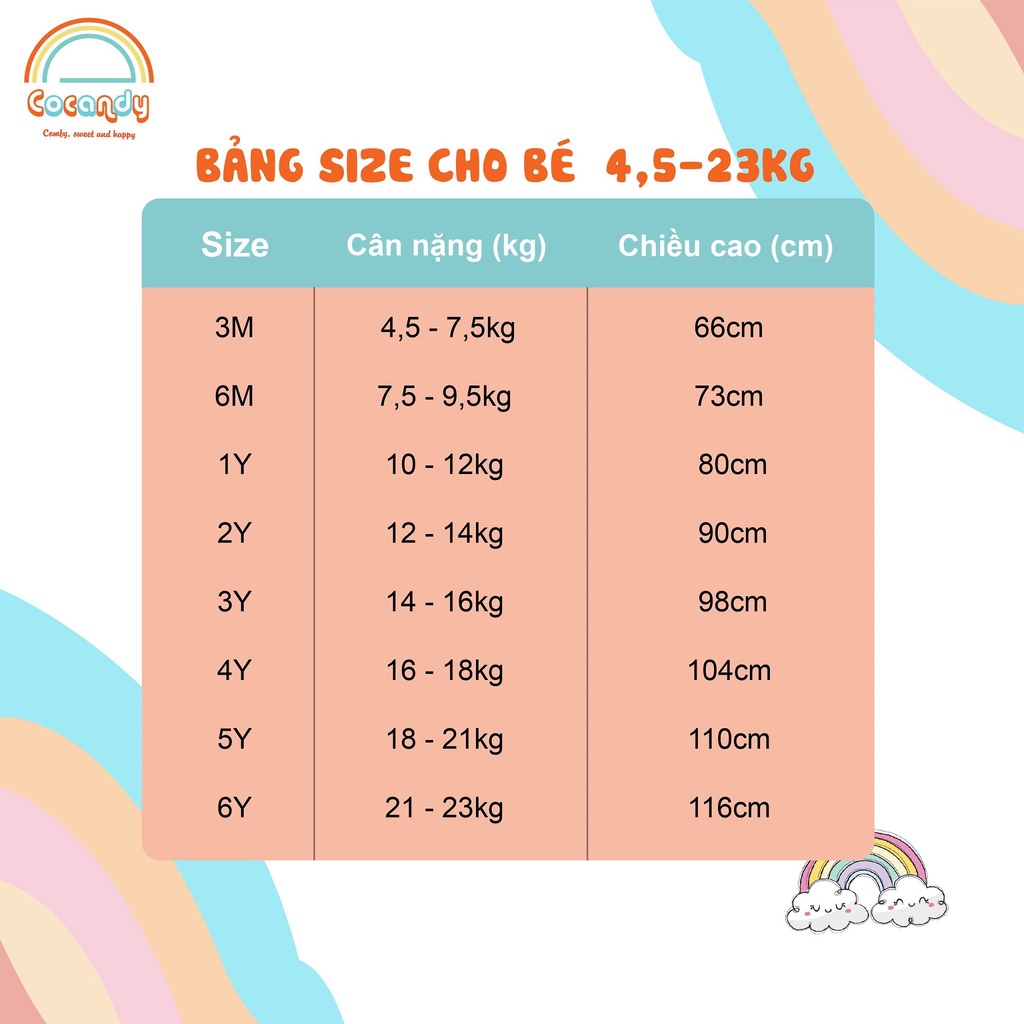 Quần áo cho bé -Áo cộc be cúc vai và quần đũi nâu cho bé của COCANDY mã AS107120, QD102173