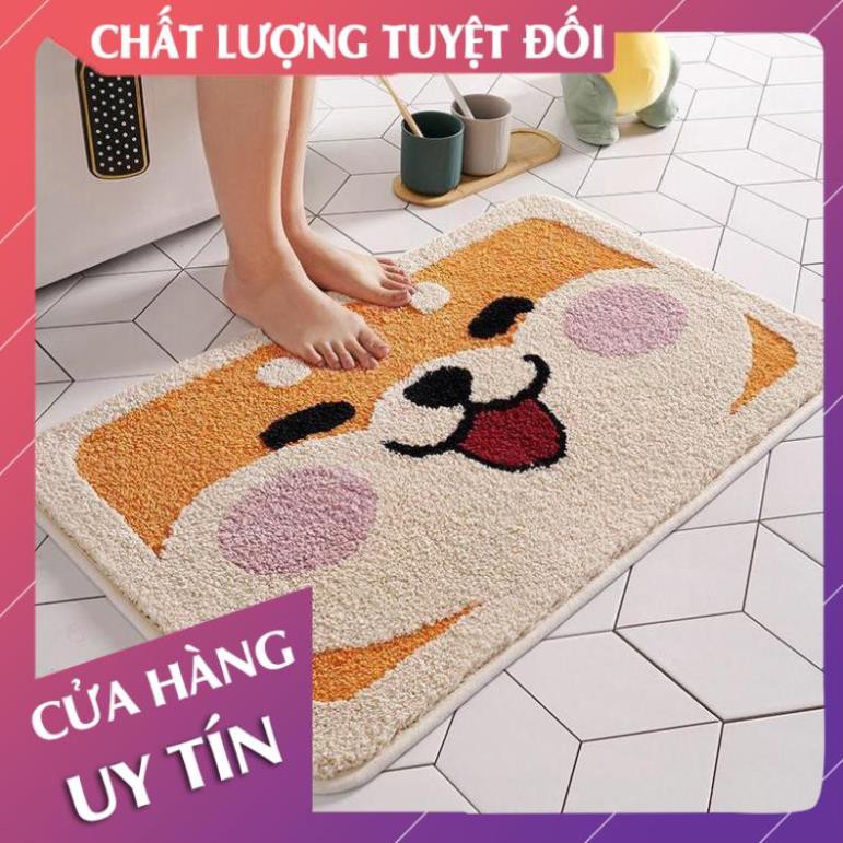 [Hàng loại 1 cao cấp] Thảm chùi chân để trước cửa nhà, chống trượt chất liệu cao cấp thấm hút nước  - Lan Chi Mart