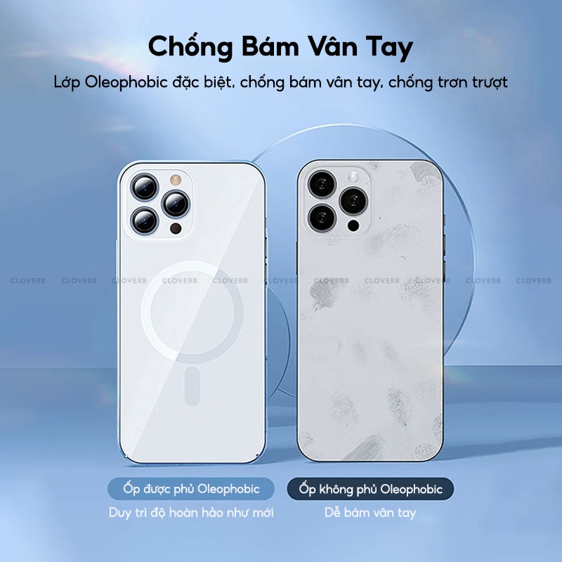 Baseus - Ốp Lưng Trong Suốt Siêu Mỏng Cho iP11/12/13/14 Series, Hỗ Trợ Sạc Không Dây Từ Tính, Ốp Nhựa Cứng Không Ố Vàng
