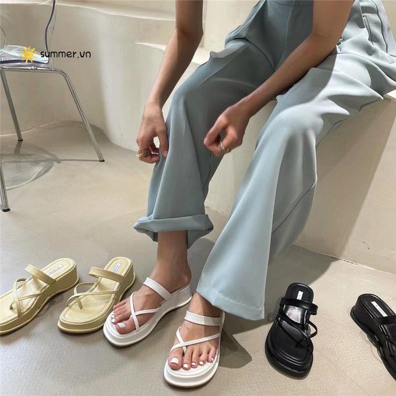 Dép Sandal Đế Dày Dày Dặn Phong Cách La Mã Thời Trang Mùa Hè 2022