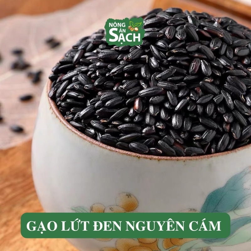 Gạo Lứt Đen Dẻo Điện Biên Nguyên Cám 1kg