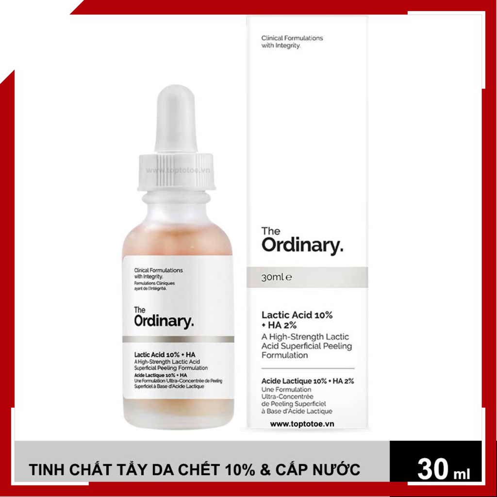 Tẩy da chết hóa học Lactic Acid + HA - The Ordinary ʚɞ