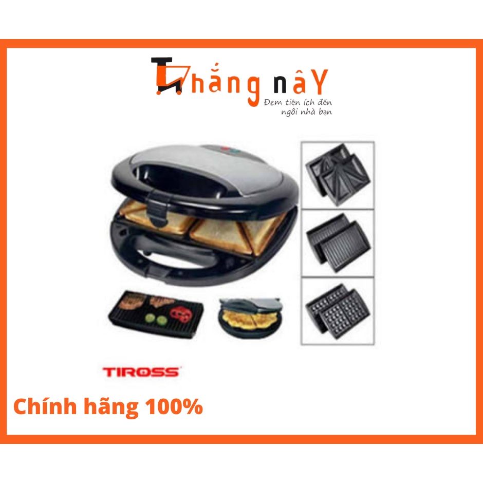 [Mã ELHADEV giảm 4% đơn 300K] Kẹp nướng sandwich Tiross TS513 (TS-513)