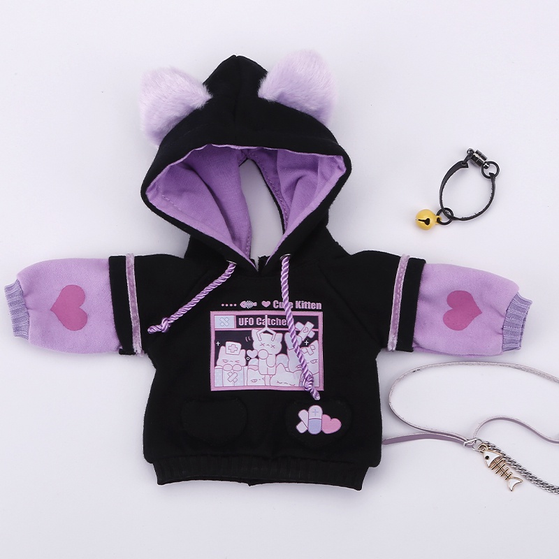 Set Áo hoodie Và Quần Dài Cho Búp Bê BJD 1 / 6 1 / 4