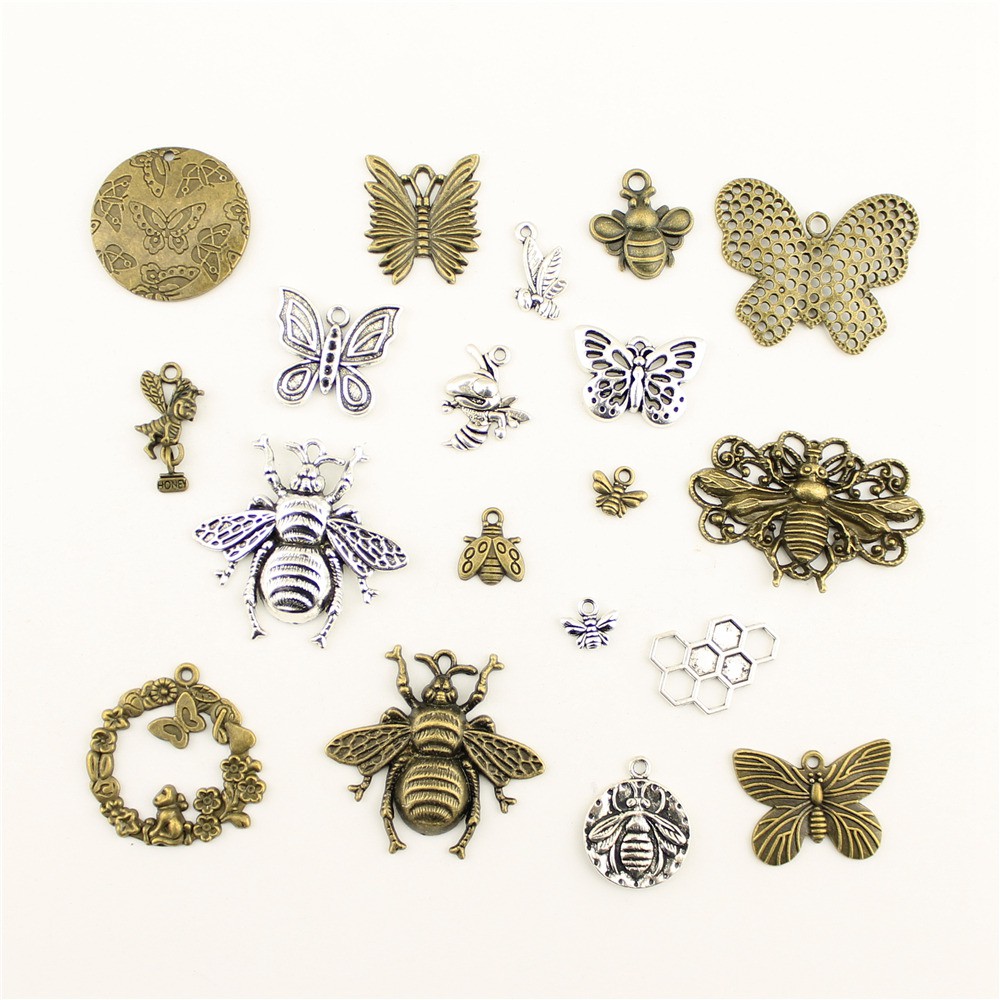 Mặt Dây Chuyền Hình Bướm Xinh Xắn Làm Trang Sức Thủ Công Diy