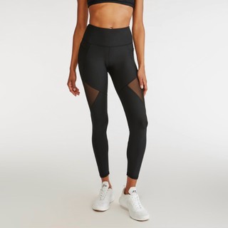 Quần legging nữ phối lưới