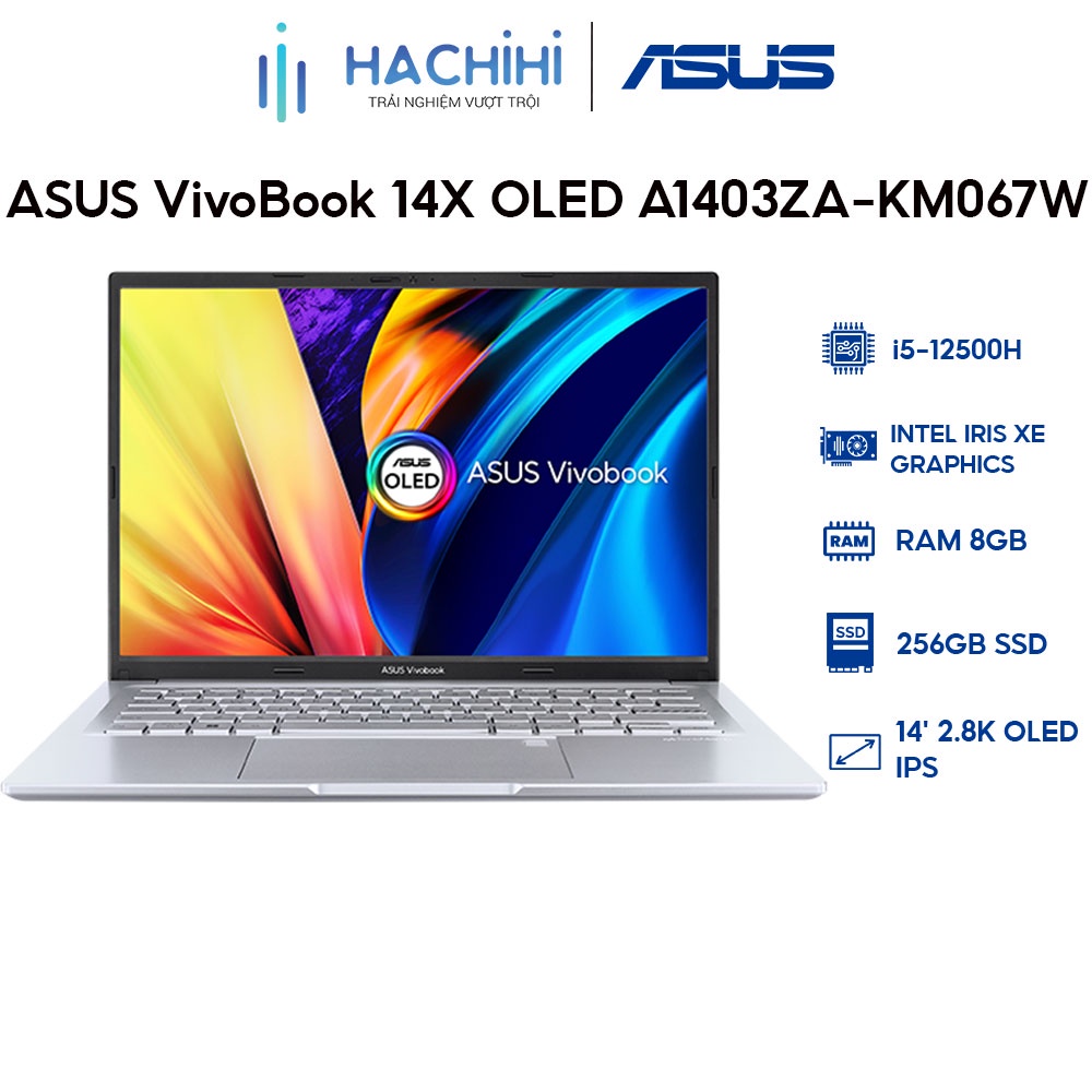 Laptop ASUS VivoBook 14X OLED A1403ZA-KM067W (i5-12500H | 8GB | 256GB | 14' 2.8K OLED)