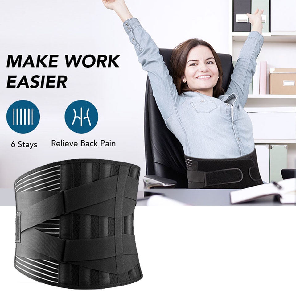 Đai đeo thắt lưng chuyên dụng hỗ trợ điều chỉnh tư thế lưng giảm đau cho nam nữ