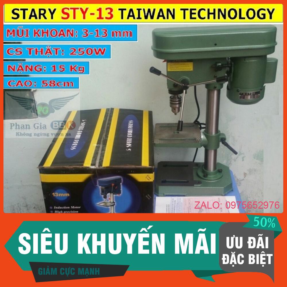 MÁY KHOAN BÀN MINI STARY 13mm - BẢO HÀNH CHÍNH HÃNG 12 THÁNG Hàng loại 1