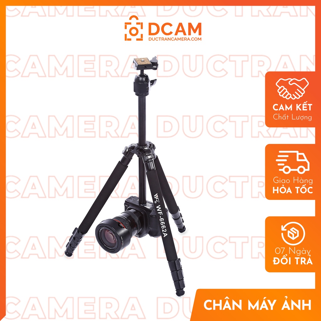 Tripod 𝐖𝐞𝐢𝐟𝐞𝐧𝐠 𝟔𝟔𝟔𝟐𝐀 - Chiều cao KHỦNG 1m65