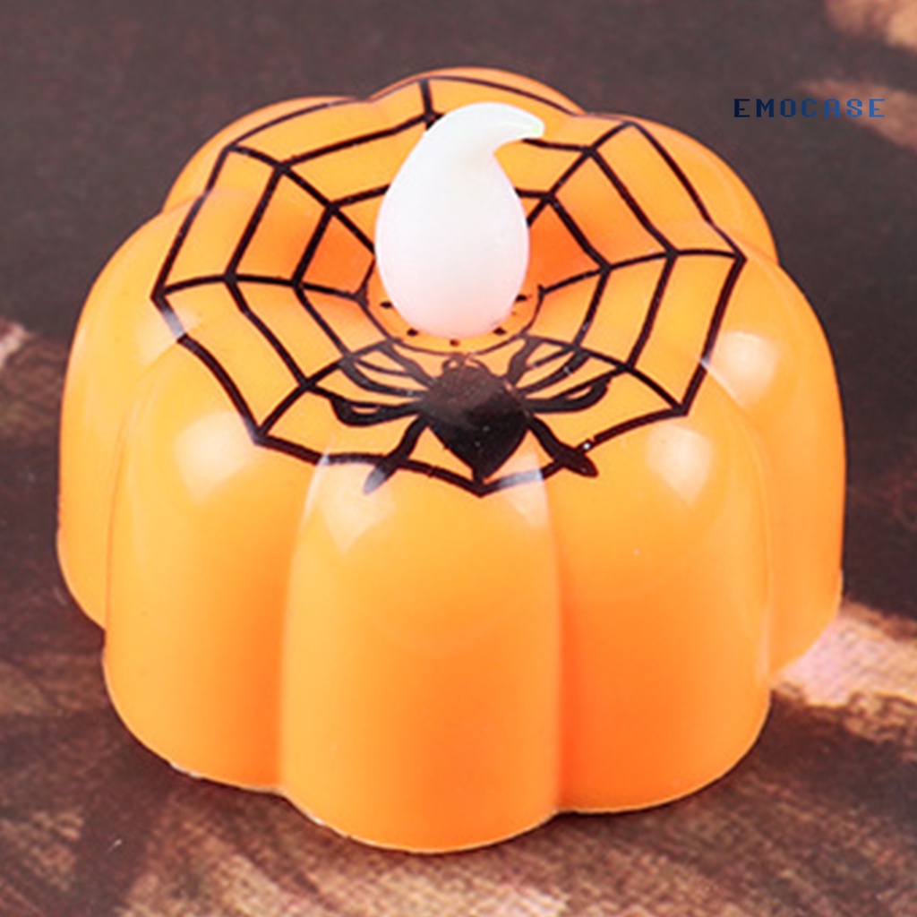 Đèn LED Hình Quả Bí Ngô Bằng Nhựa Thân Thiện Với Môi Trường Trang Trí Nhà Cửa