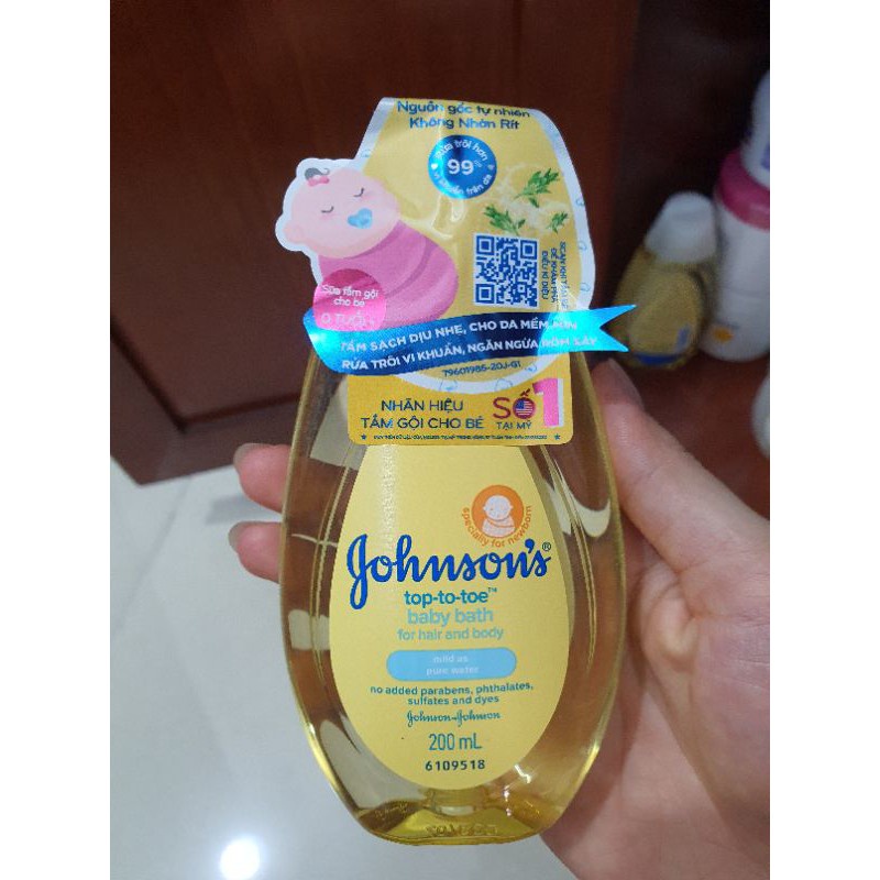 Sữa Tắm Cho Bé Johnson's Baby - Dung Tích 200ml, 500ml