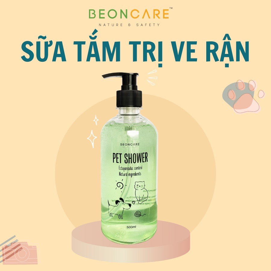 Combo 5 Sản Phẩm Beoncare Gồm Khử Mùi Vệ Sinh, Sữa Tắm Ve Rận, Sữa Tắm Khử Mùi, Xịt Tắm Khô, Nước Hoa tặng bát