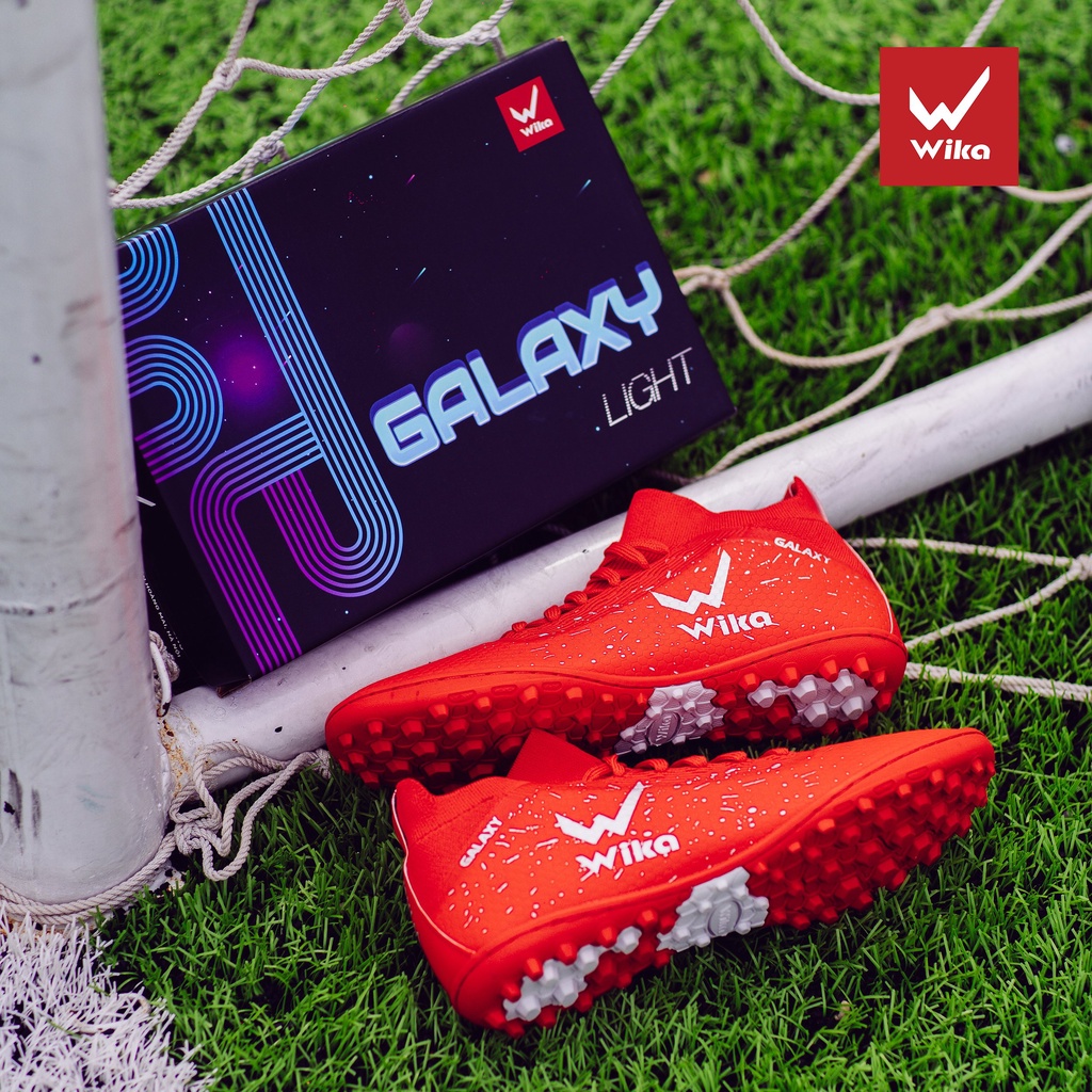 Giày đá bóng Wika Galaxy Light, Giày đá banh sân cỏ nhân tạo chính hãng Full Box