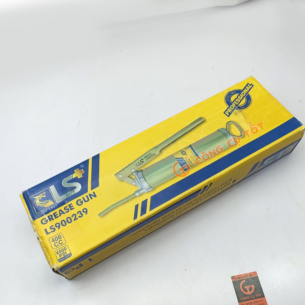 Bơm mỡ bò bảy màu LS+ dung tích 400cc,500cc