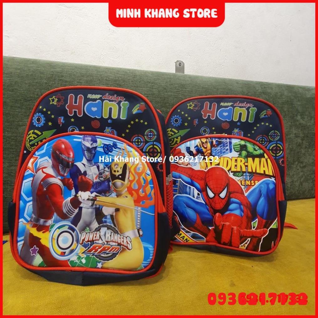 Balo cho bé trai bé gái,balo mầm non từ 1-4 tuổi hình siêu nhân, công chúa