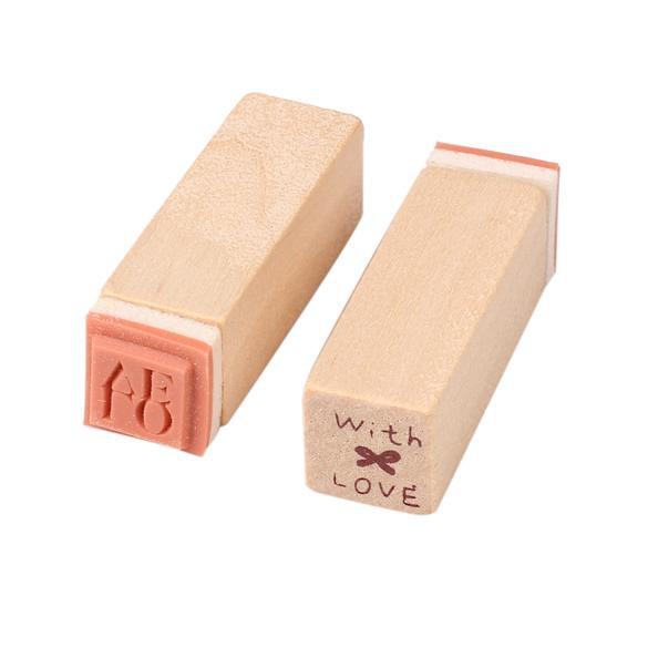 Set 25 Con Dấu Bằng Gỗ Diy Xinh Xắn Tiện Dụng