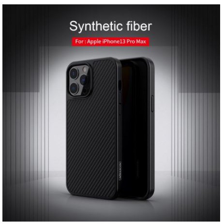 Ốp lưng iPhone 13, 13 Pro, 13 Pro Max vân carbon chính hãng Nillkin Synthetic Fiber