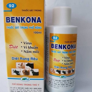 Diệt khuẩn Benkona,diệt vi khuẩn nấm mốc chai 100ml