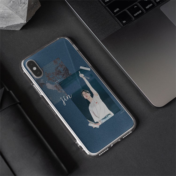 Ốp lưng iphone silicon Idol KPOP BTS Jin cute  BLUBTS0151
