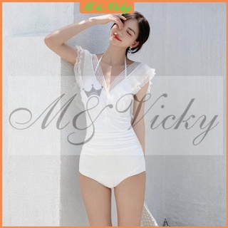 Sexy Women One-Piece Swimsuit Women's Small Chest Push up 2022 New Black V Neck Backless Slim Beach Party Swimwear