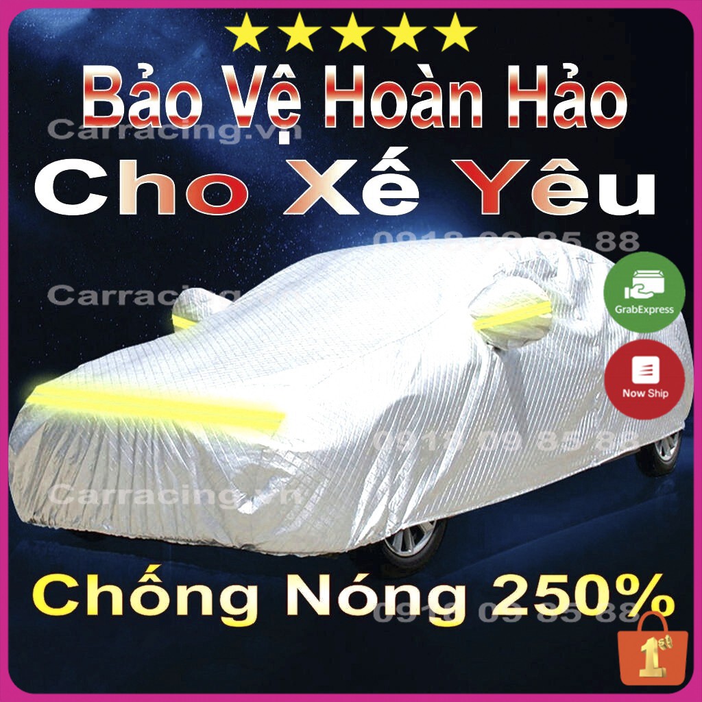 Bạt phủ ô tô CARRACING VA02 Bạt phủ xe ô tô 3 lớp cao cấp 🌦️chống nắng mưa bụi bẩn🌦️ 4 chỗ , 5 chỗ , 7 chỗ , bán tải | BigBuy360 - bigbuy360.vn