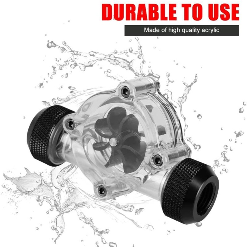 Đồng Hồ Đo Lưu Lượng Nước Làm Mát Máy Tính 8 Cánh G1 / 4 8 Impeller