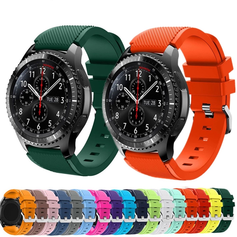 Dây Đeo 20/22mm Cho Đồng Hồ Thông Minh Samsung Galaxy Gear S3 Frontier/ Active2 Band Amazfit Pace/ Gts2/ Bip Gt 2/ 2e