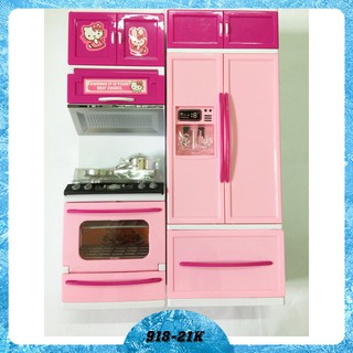 [ RẺ VÔ ĐỐI ] ĐỒ CHƠI ĐỒ HÀNG - TỦ BẾP HỒNG HELLO KITTY