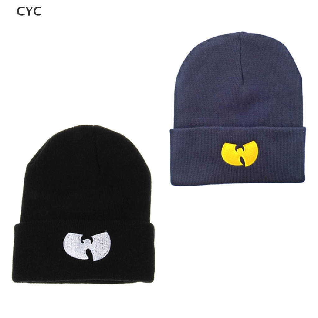 Mũ len trùm đầu giữ ấm mùa đông họa tiết WU TANG CLAN phong cách hiphop cho nam nữ CY