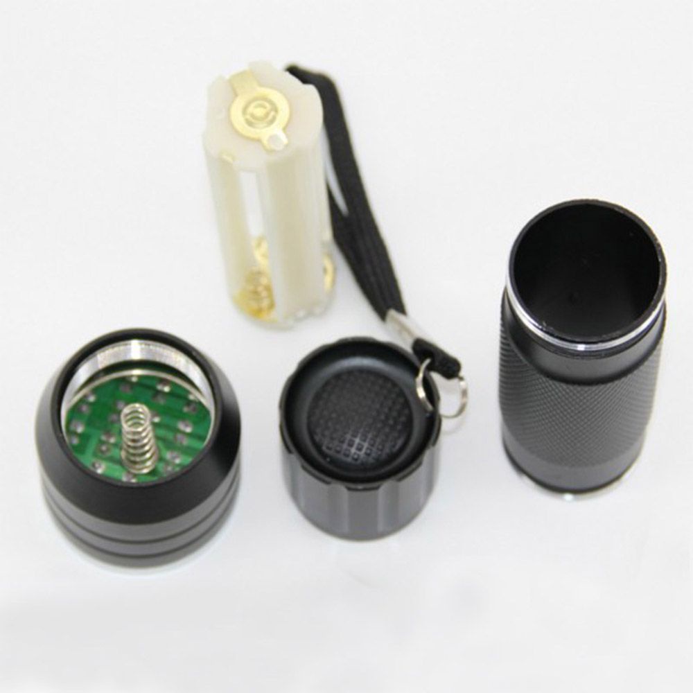 Augustina Đèn Pin 21 Bóng Led Uv Mini Bằng Nhôm Chất Lượng Cao Nhiều Màu Sắc