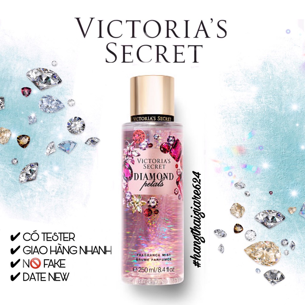 ♘ [NEW] VICTORIA'S SECRET® Xịt Thơm Toàn Thân Body Mist - Diamond Petals 250ml ♘ | BigBuy360 - bigbuy360.vn