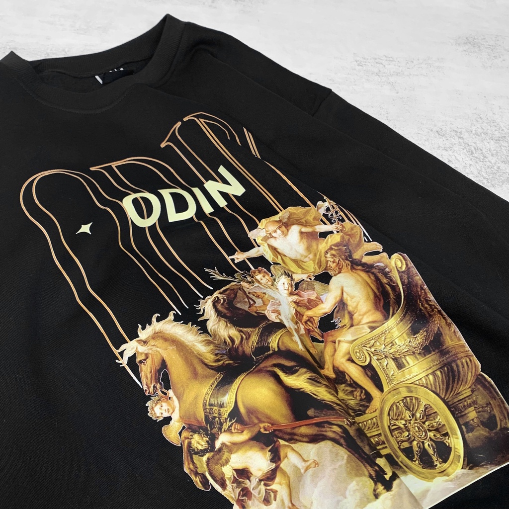  Áo Sweater OD Oversize The Heaven, áo nỉ dài tay Unisex ODIN CLOTHING | BigBuy360 - bigbuy360.vn