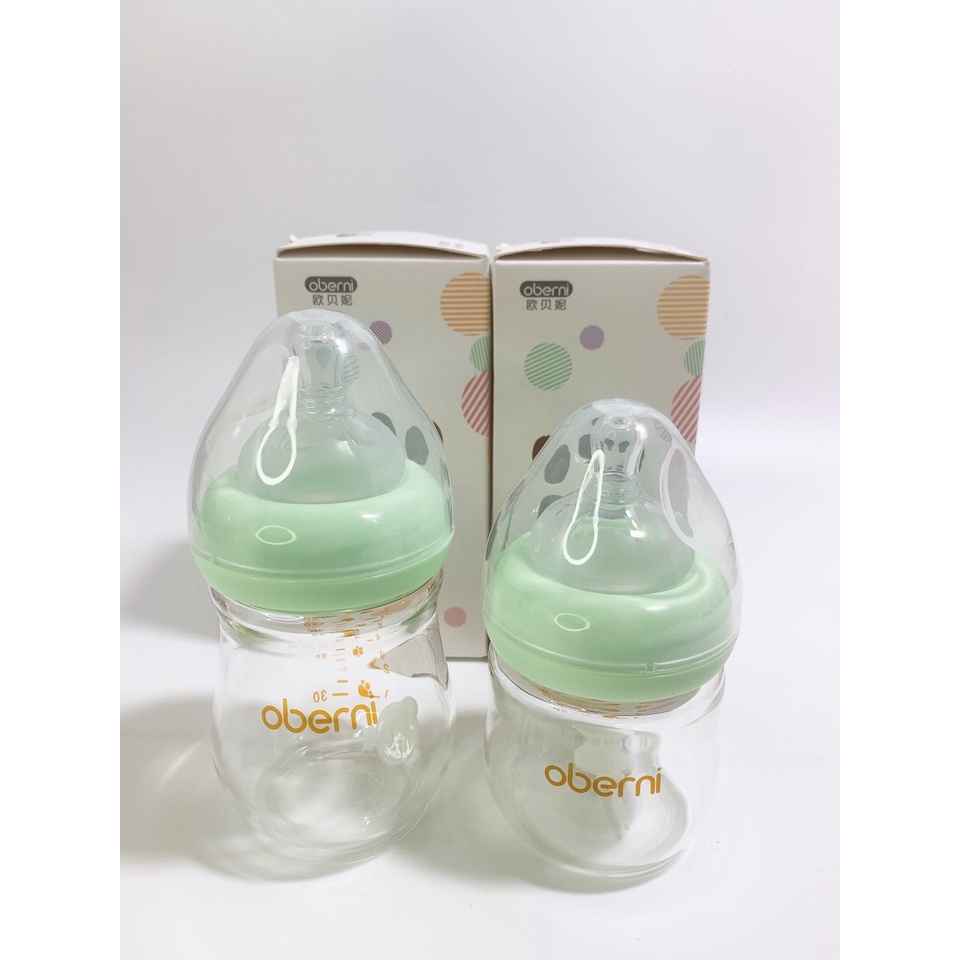 Bình sữa thủy tinh cổ rộng ,chống đầy hơi cho bé dung tích 120,150ml