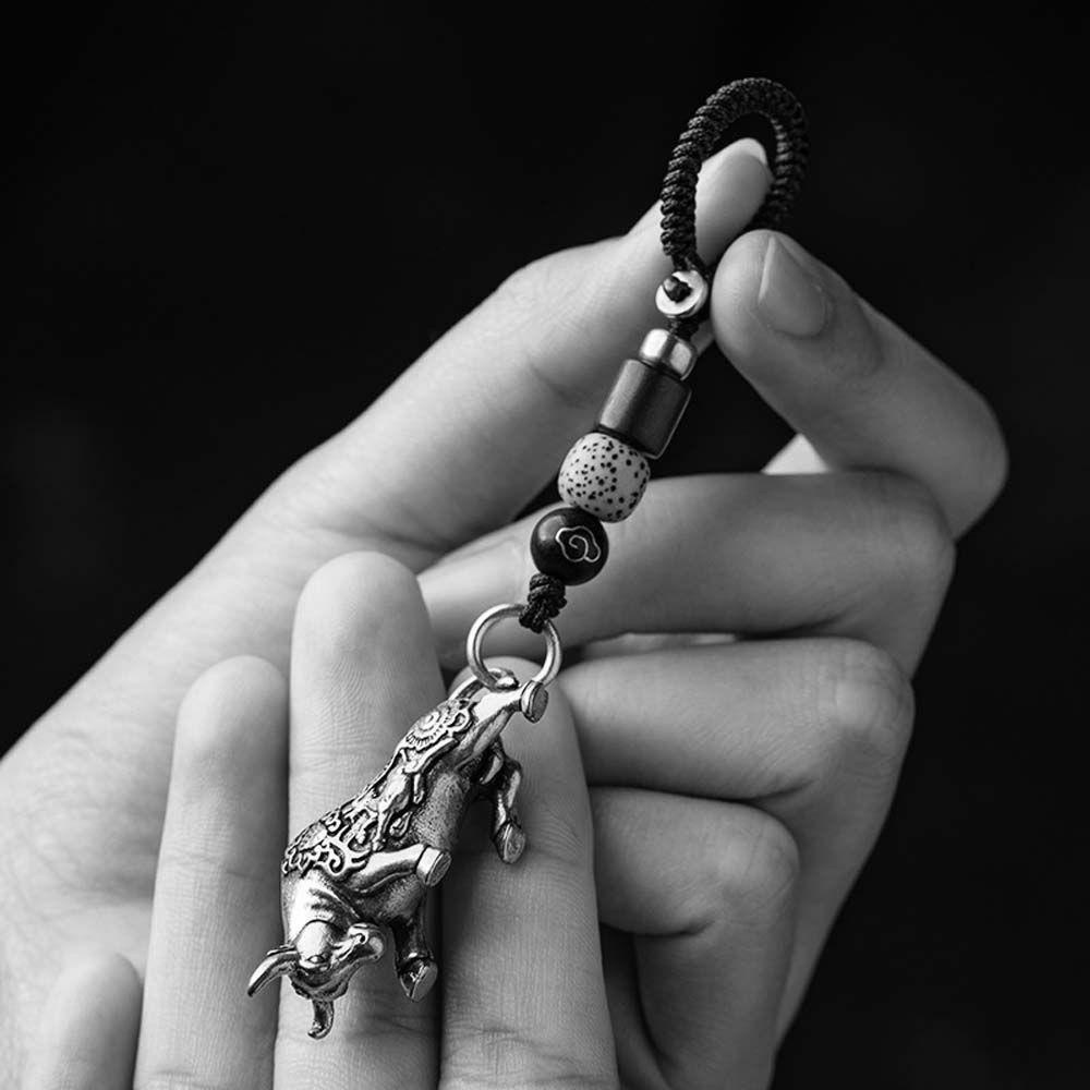 Móc Chìa Khóa Xe Hơi Bằng Đồng Thau Handmade Hình Động Vật