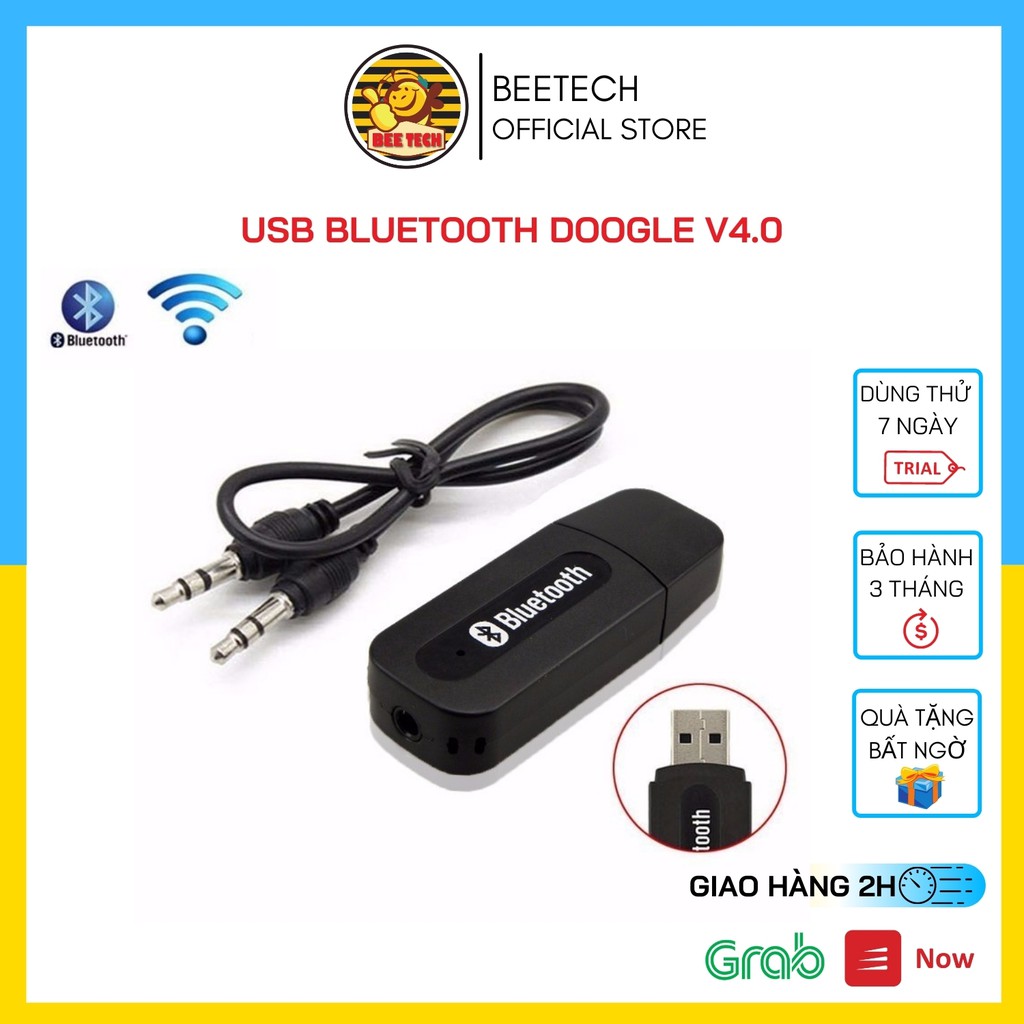 USB Bluetooth Dongle V4.0, chuyển đổi tín hiệu không dây cho Loa, amly