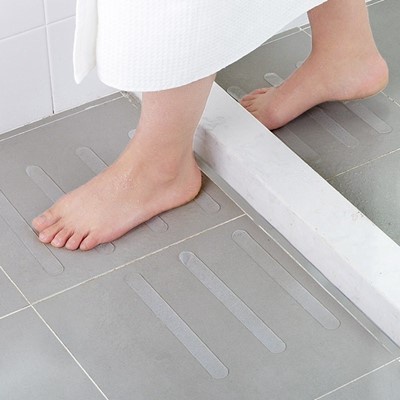 Bộ 6 Miếng Dán Trong Suốt Chống Trượt Dành Cho Cầu Thang Nhà Bếp/Phòng Tắm