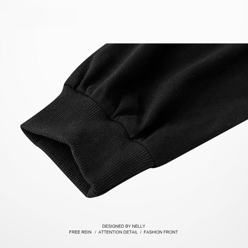 Áo Polo Nelly dài tay bo ống nam nữ basic thu đông áo phông