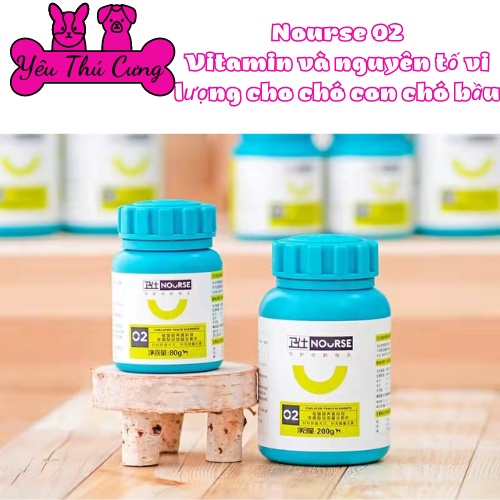 Vitamin Nourse 02 bổ sung sắt và nguyên tố vi lượng, tốt cho chó bầu  - YÊU THÚ CƯNG