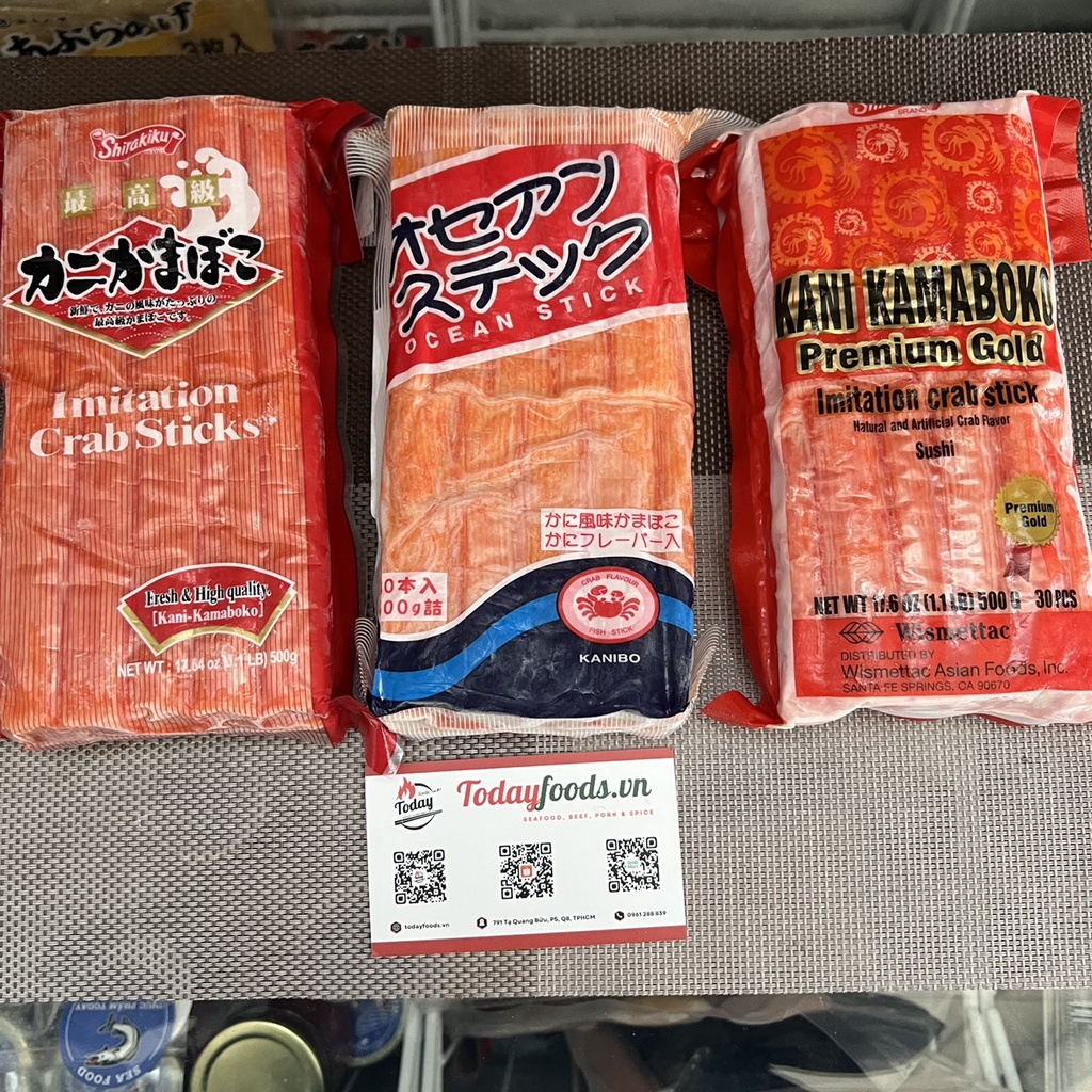 [CHỈ GIAO NỘI THÀNH HCM] Thanh Cua Imitation Crab Sticks 500G (Đông lạnh)