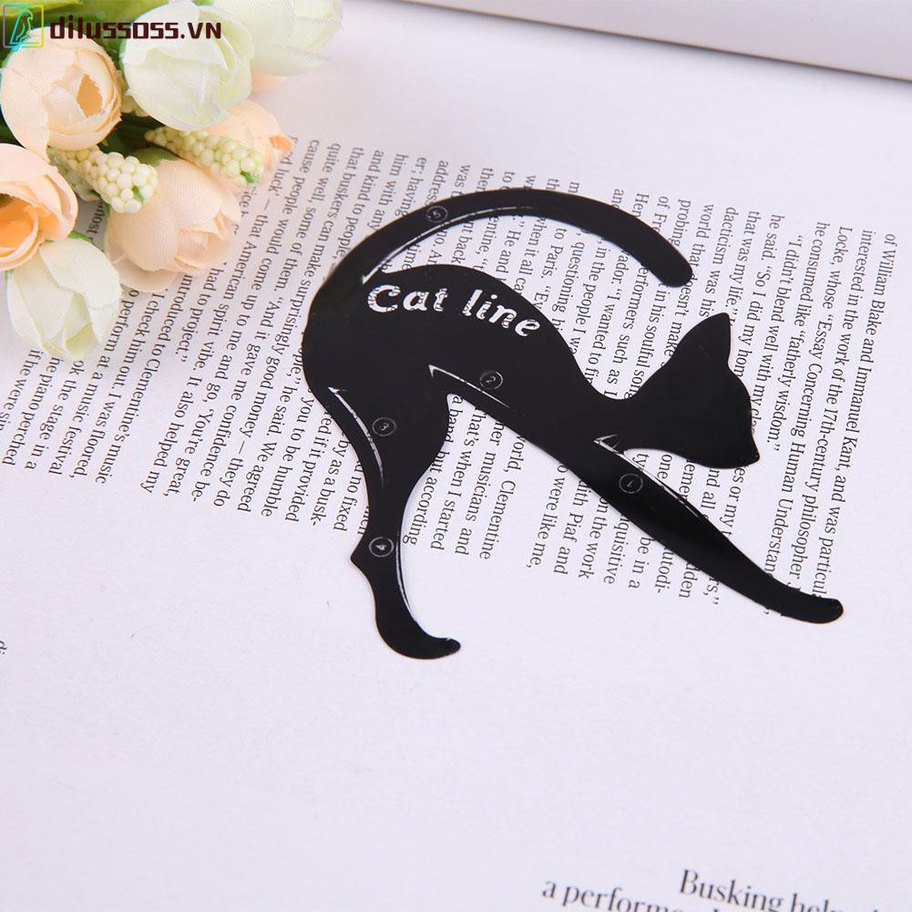 (Hàng Mới Về) Set 2 Khuôn Kẻ Mắt Hình Mèo Dễ Thương