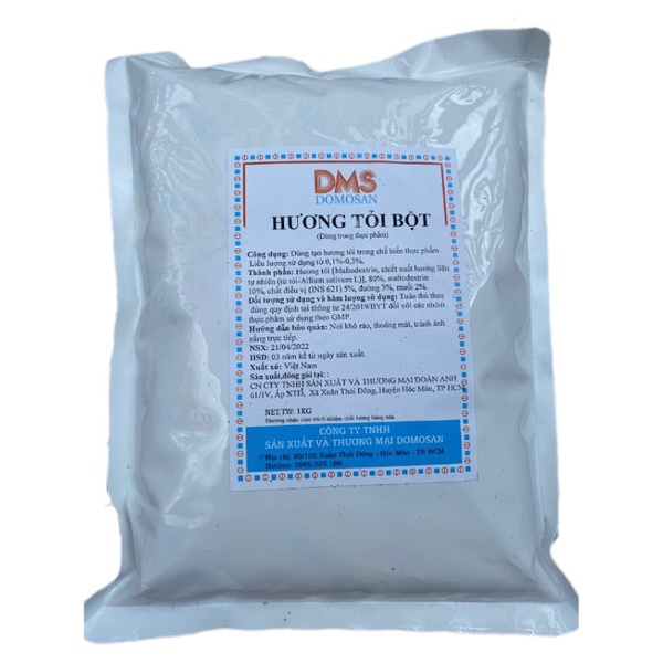 Hương Tỏi- tạo mùi thơm đặc trưng