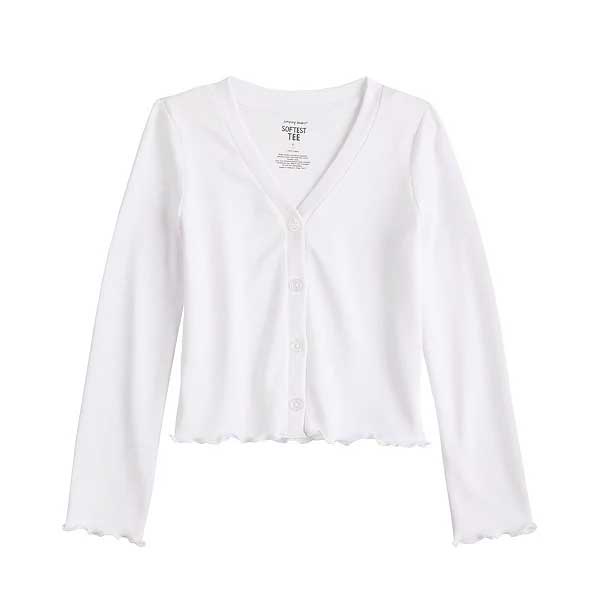 ÁO KHOÁC CARDIGAN xuất xịn chính hãng JUMPING BEANS bé gái 2 -> 12 tuổi