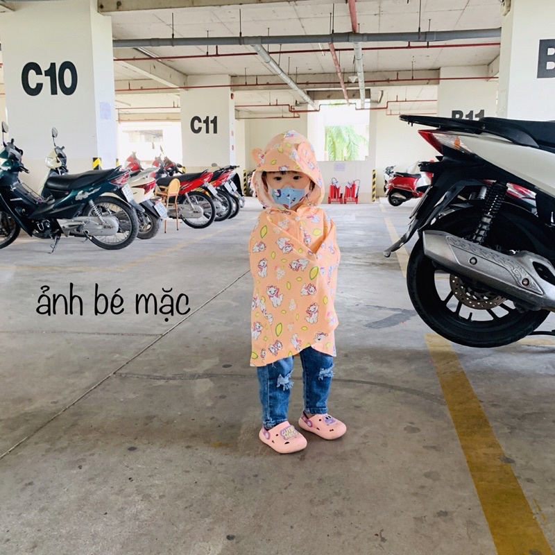 Áo choàng che nắng cho bé rẻ và đẹp