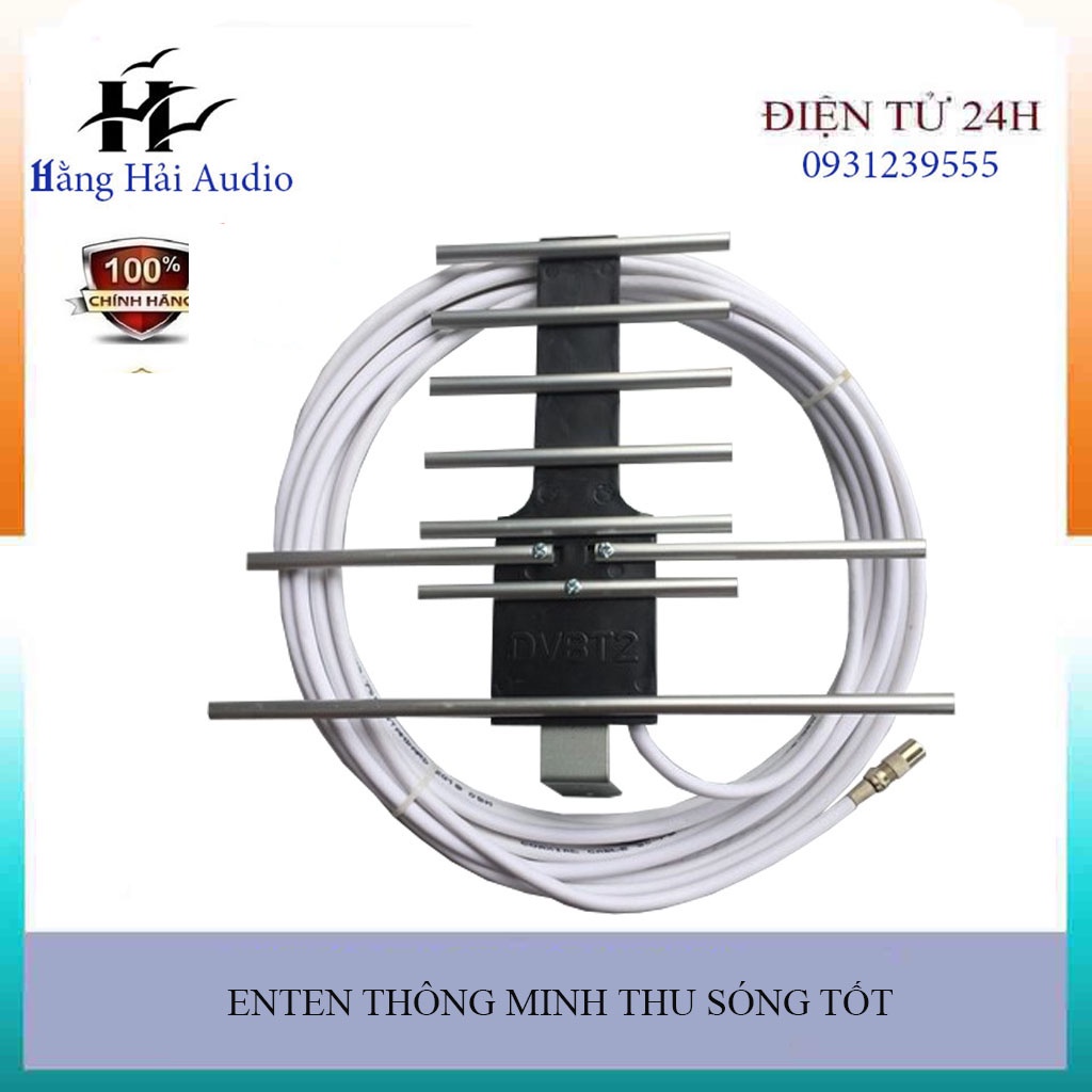 🔊🔊🔊Anten thông minh thu sóng DVB T2 + 15m dây cáp🔊🔊🔊